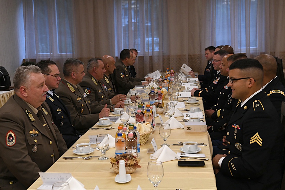 Ohio National Guard senior leaders conduct annual visit to State Partner Hungary