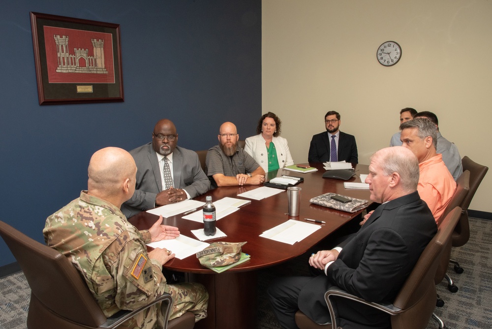 USACE senior leader gets updates on critical Huntsville Center missions