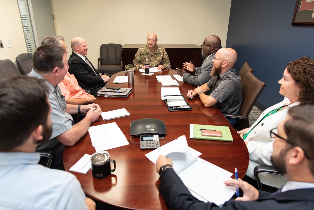 USACE senior leader gets updates on critical Huntsville Center missions