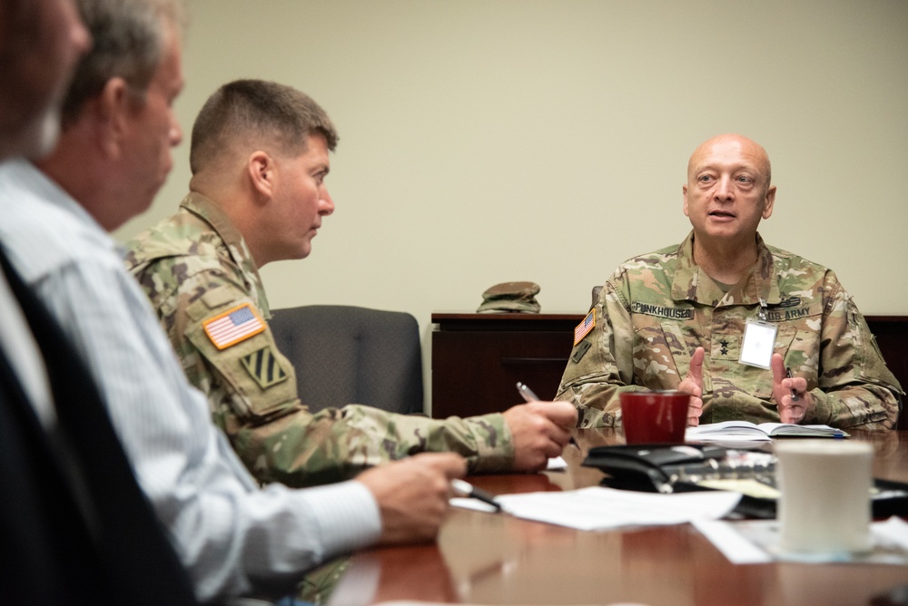 USACE senior leader gets updates on critical Huntsville Center missions