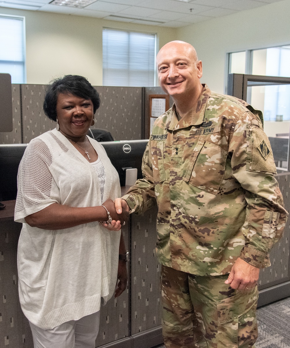 USACE senior leader gets updates on critical Huntsville Center missions