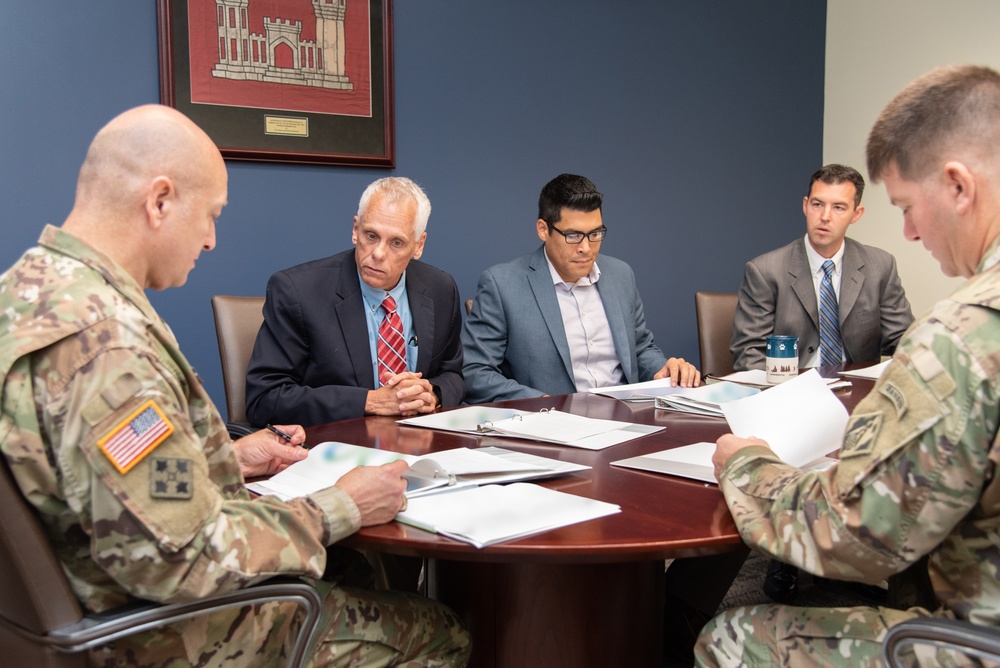 USACE senior leader gets updates on critical Huntsville Center missions