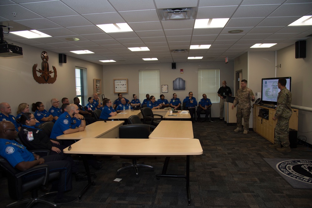 MacDill Trains local TSA