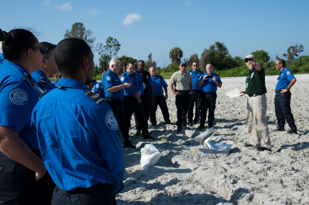 MacDill Trains local TSA