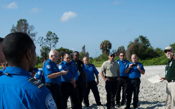 MacDill Trains local TSA