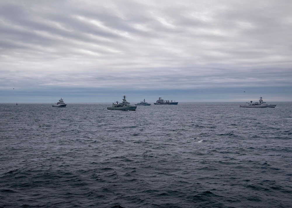 Ships Participating in Cutlass Fury 2019 Conduct a Photo Exercise