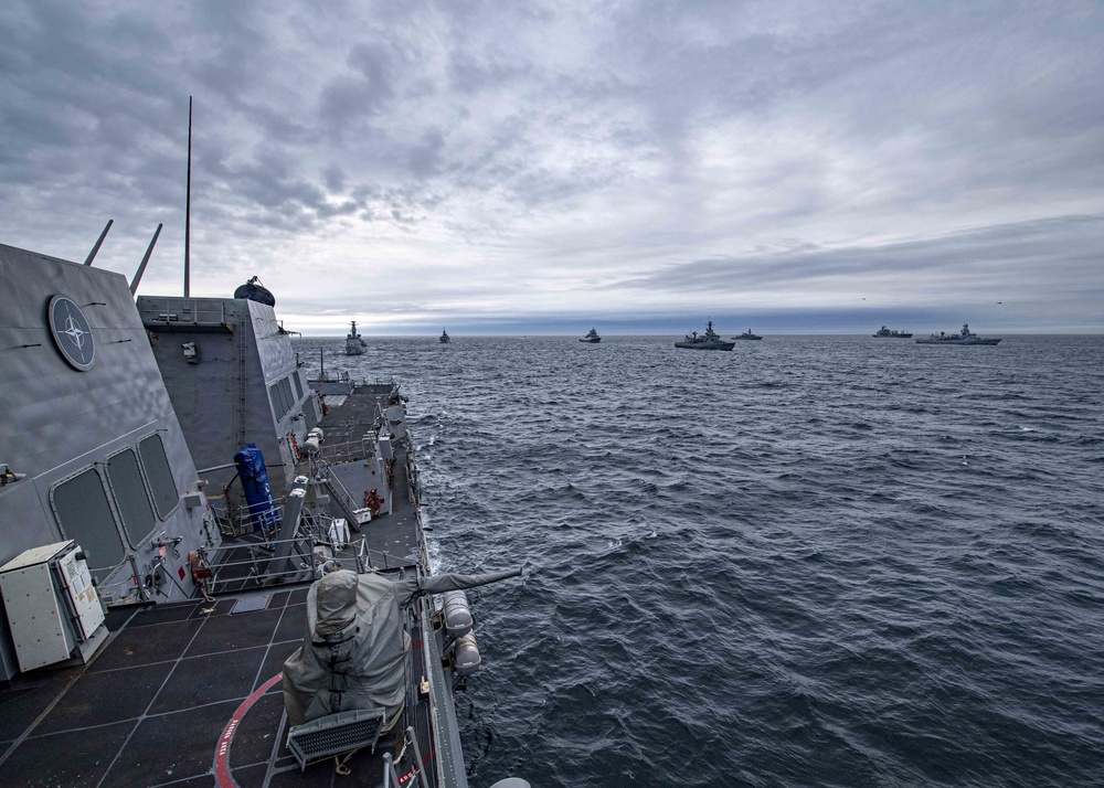 Ships Participating in Cutlass Fury 2019 Conduct a Photo Exercise