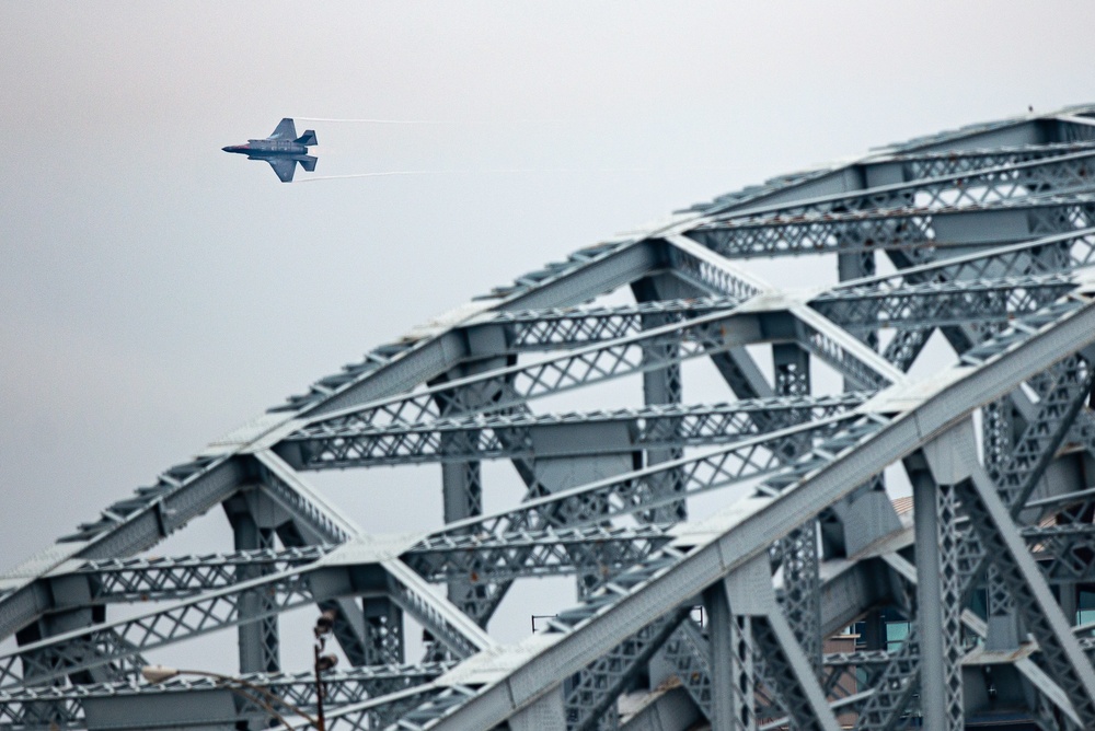 F-35 Soars over Cleveland