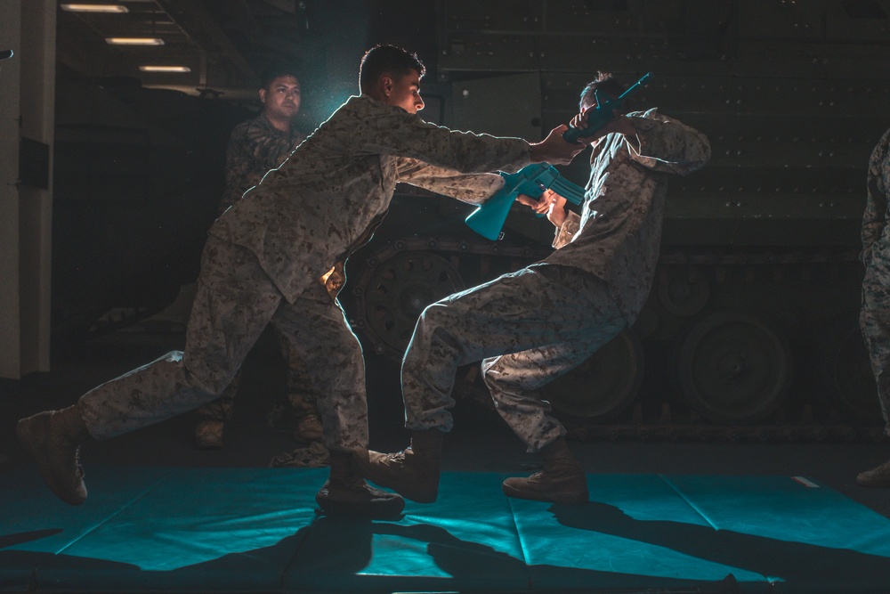 Marines Enhance Readiness With MCMAP While Aboard USS Somerset