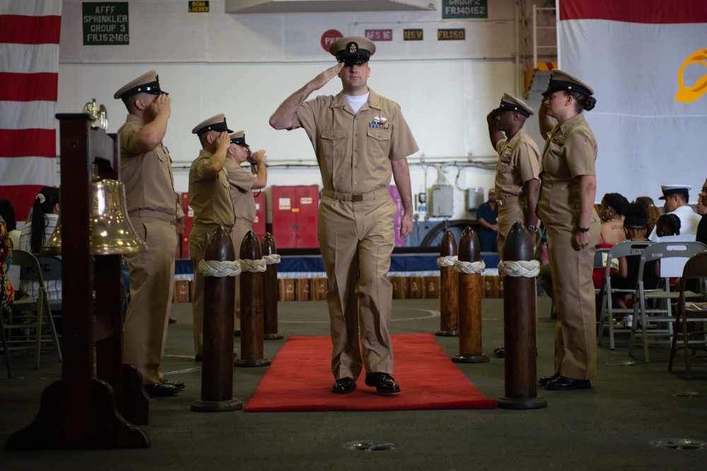 USS Ronald Reagan (CVN 76) Chief Petty Officer Pinning Ceremony