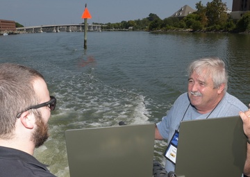 Aboard a restored Vietnam War Era PBR Boat