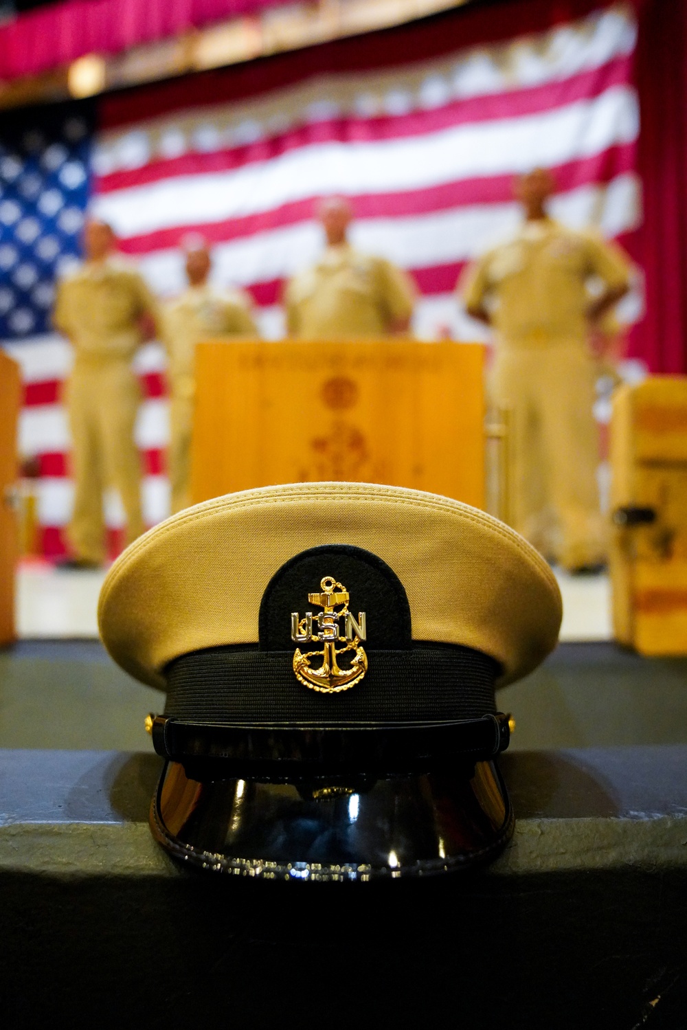 U.S. Navy Chiefs Pinned in Guam