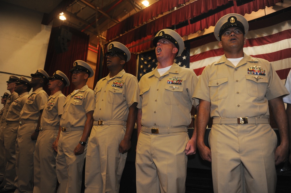 Naval Base Guam Pins New Chief Petty Officers