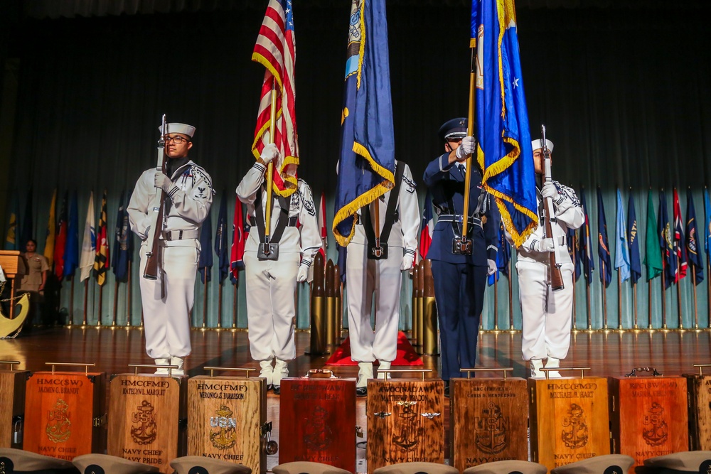 The Navy's Newest Chief Petty Officers in Okinawa, Japan