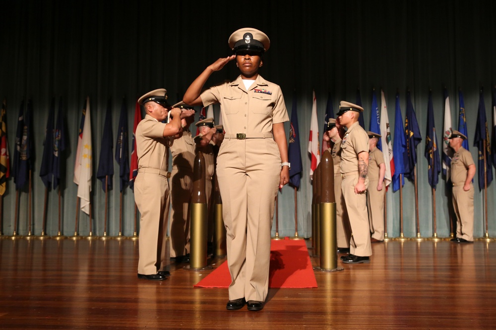 The Navy's Newest Chief Petty Officers in Okinawa, Japan