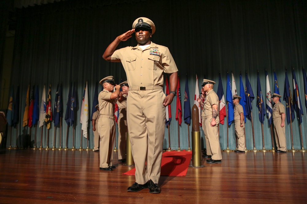 The Navy's Newest Chief Petty Officers in Okinawa, Japan