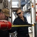 Sailors Conduct a Spot Check Aboard USS San Jacinto