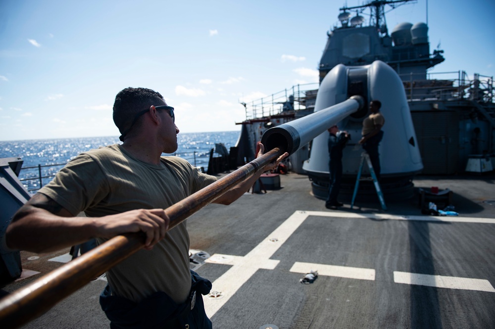 USS San Jacinto Conducts LFWAP