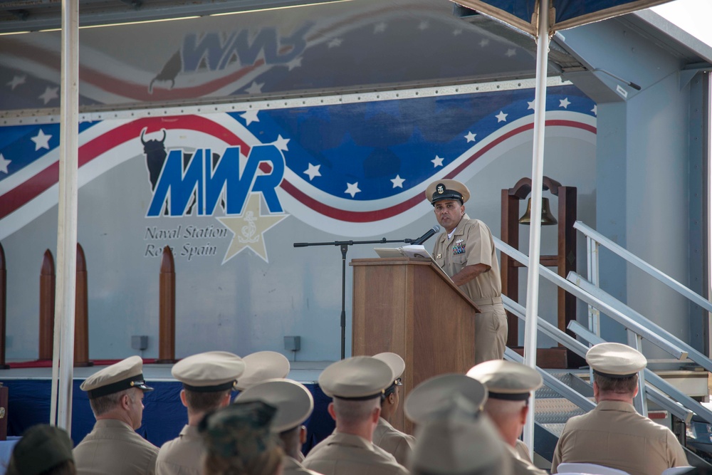 NAVSTA Rota Holds Chief Pinning Ceremony