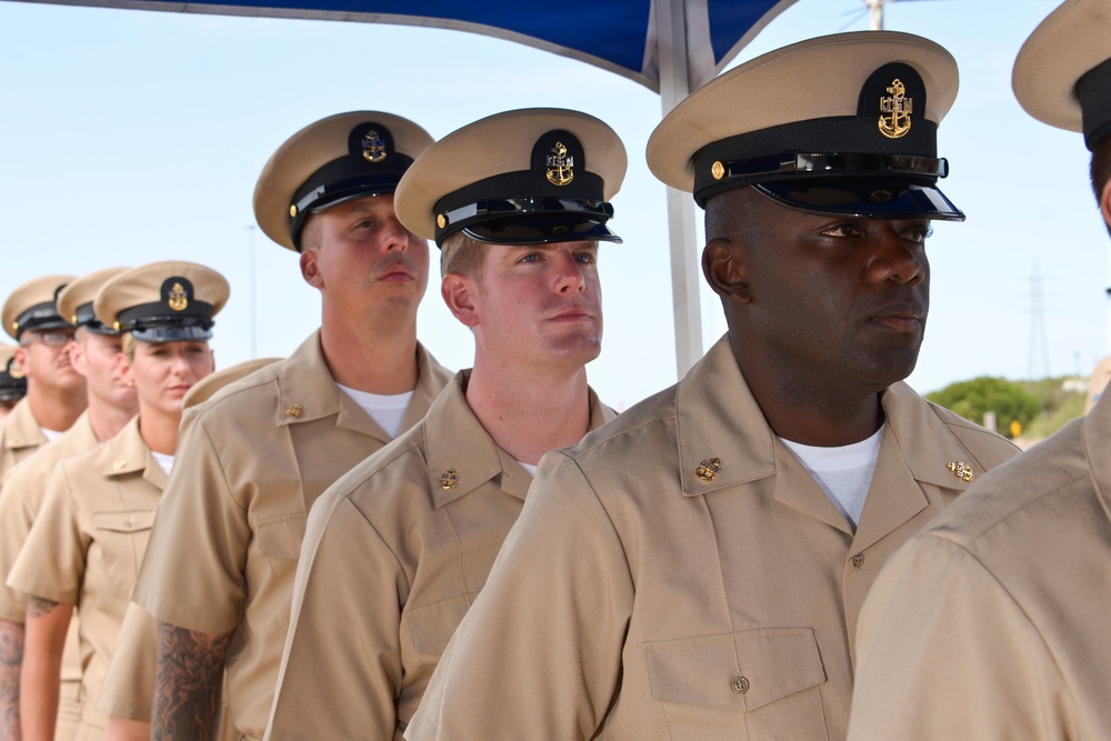 NAVSTA Rota Holds Chief Pinning Ceremony