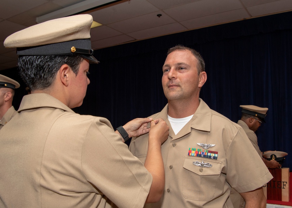 Diego Garcia Pins the Island’s Newest Chiefs