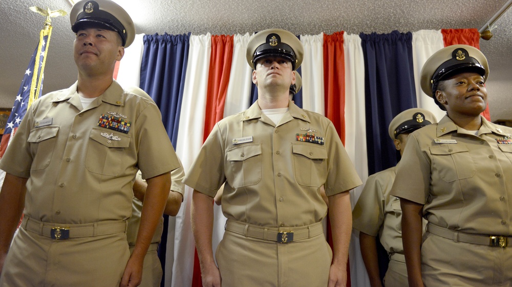 CSG-10 Holds Chief Pinning Ceremony