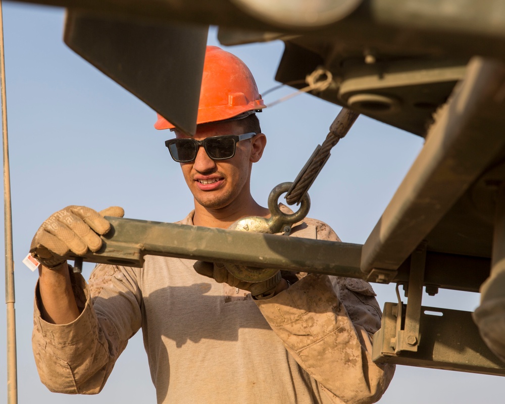 CLB Range prep in Wadi Shadiya