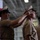 U.S. Navy Chief Aviation Boatswain's Mate (equipment) Brendan Fagan, receives his chief petty officer (CPO) combination cover from Senior Chief Mass Communication Specialist Holly Gray, during a CPO pinning ceremony