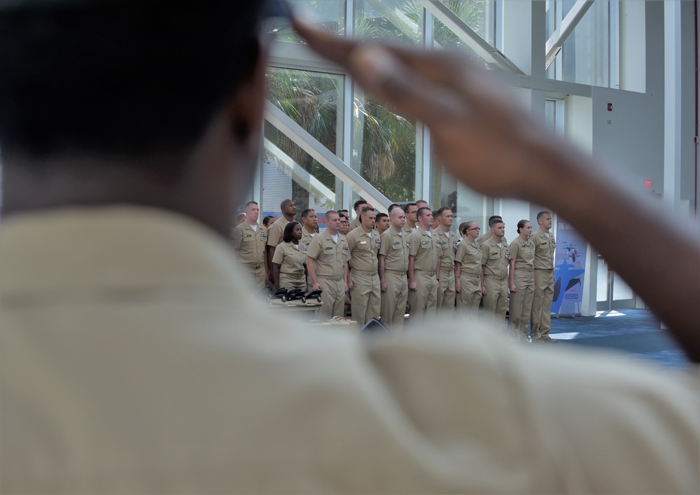 Corry Station’s, Naval Hospital Pensacola’s Newest Chief Petty Officers Don Anchors