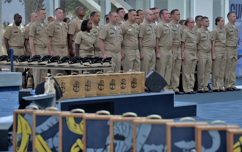 Corry Station’s, Naval Hospital Pensacola’s Newest Chief Petty Officers Don Anchors