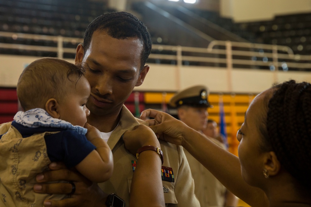 Moving forward: Chief Petty Officer Pinning Ceremony