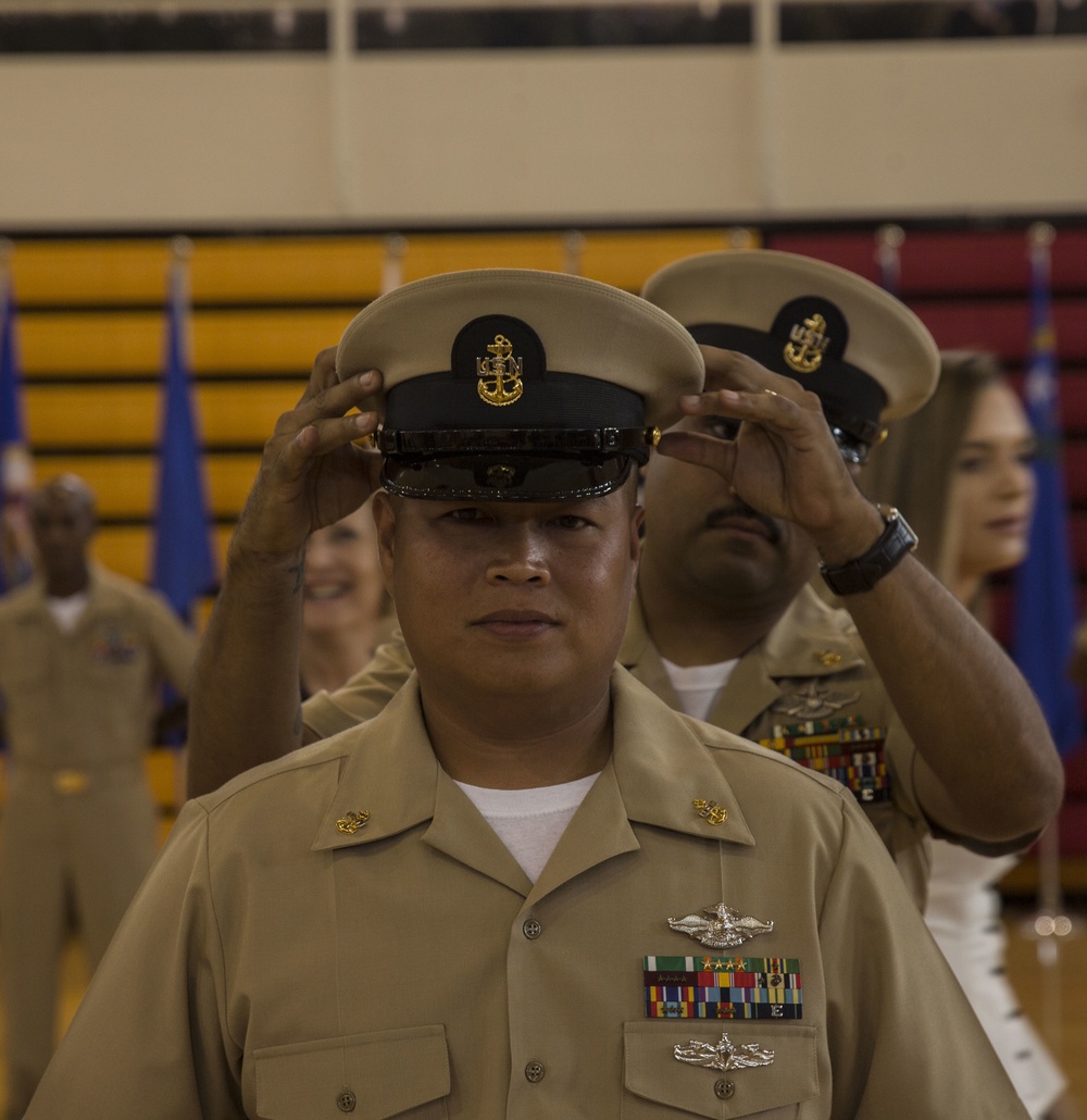 Moving forward: Chief Petty Officer Pinning Ceremony