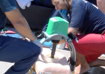Fire Department CPR machine saves lives