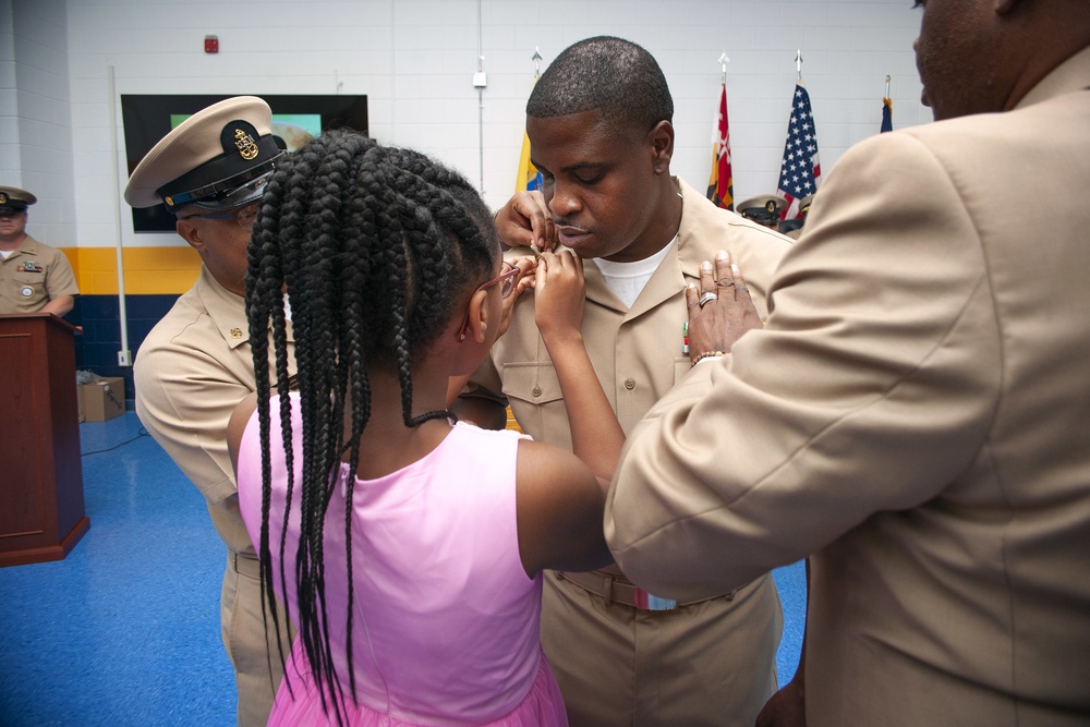 Chief Pinning Ceremony FY20 held at NOSC Baltimore