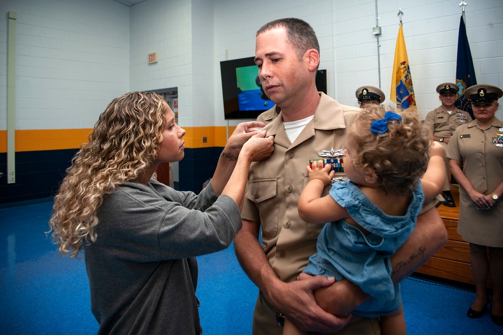 Chief Pinning Ceremony FY20 held at NOSC Baltimore