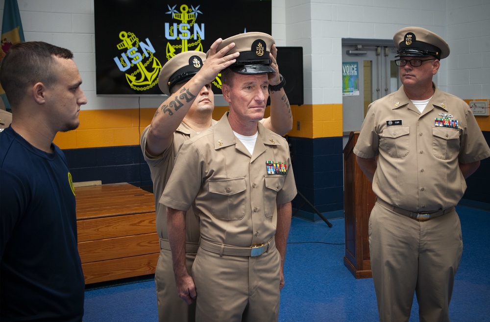 Chief Pinning Ceremony FY20 held at NOSC Baltimore