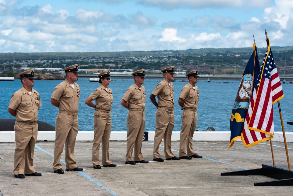 Newly-pinned Chief Petty Officers of Submarine Force, U.S. Pacific Fleet