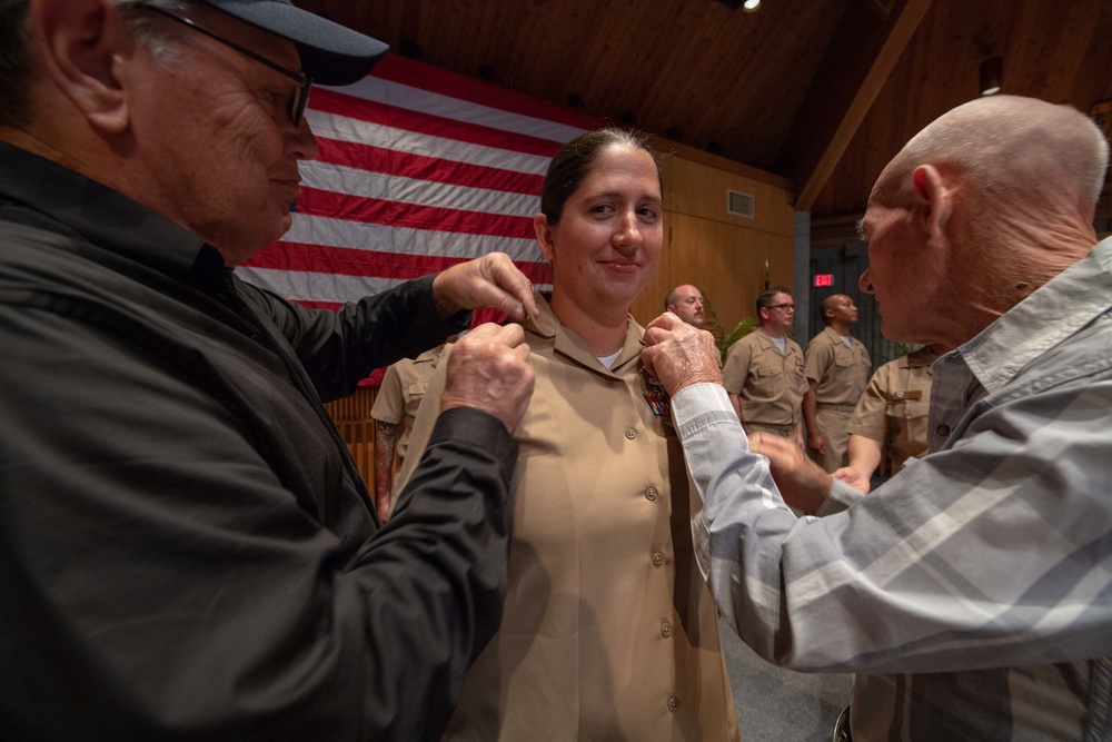 Naval Base Kitsap-Bangor Holds Chief Pinning Ceremony