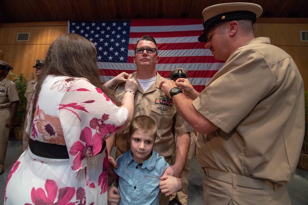 Naval Base Kitsap-Bangor Holds Chief Pinning Ceremony