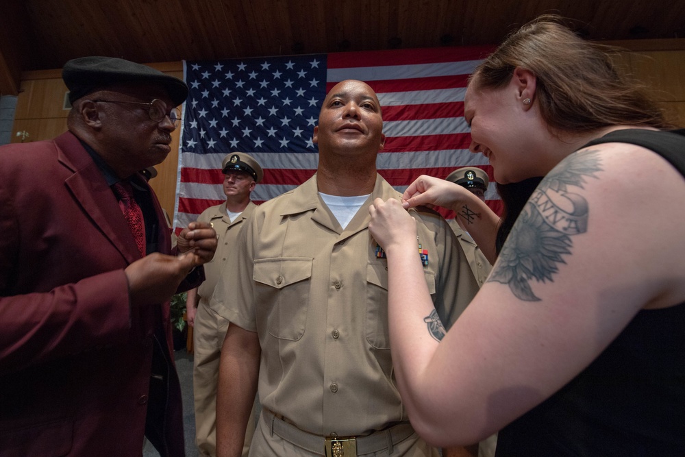 Naval Base Kitsap-Bangor Holds Chief Pinning Ceremony