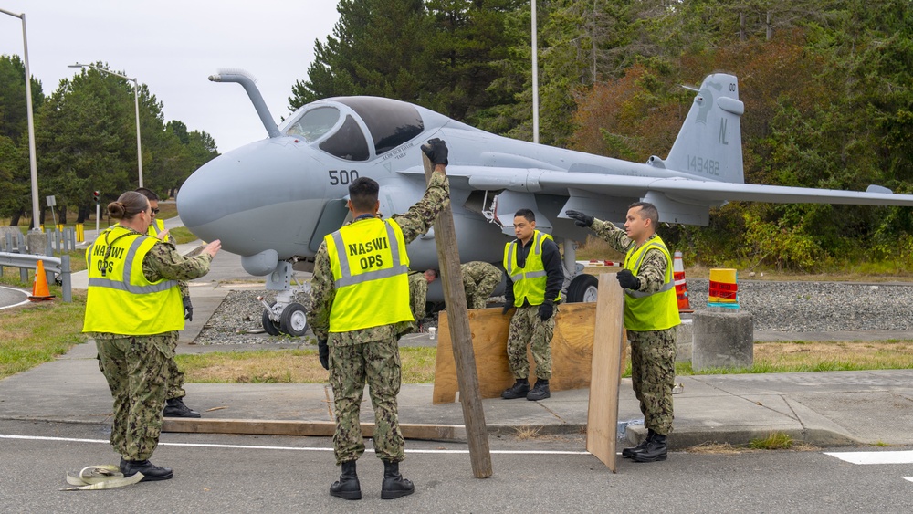 NAS Whidbey Island Relocates Retired A-6 Intruder