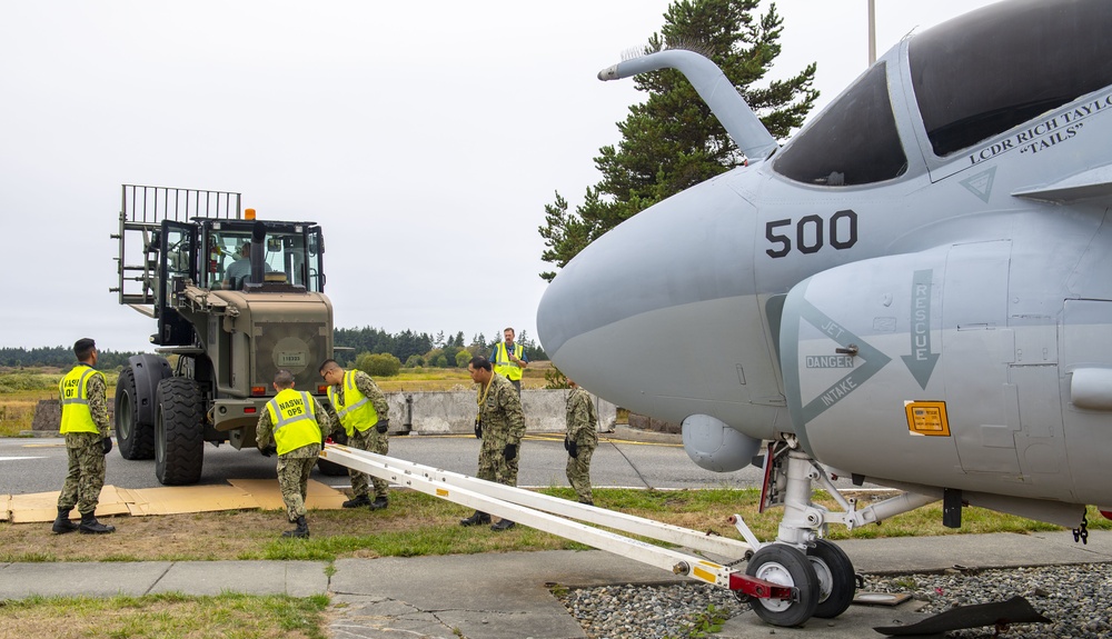 NAS Whidbey Island Relocates Retired A-6 Intruder As Part of Upcoming Memorial Park