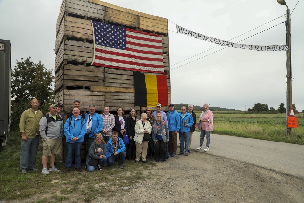 WWII veterans with the 30th Infantry Division visit Maastricht, Netherlands