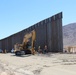 Army Corps of Engineers contractors make progress on border barrier near El Centro