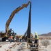 Army Corps of Engineers contractors make progress on border barrier near El Centro