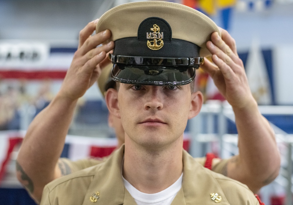 Recruit Training Command CPO Pinning Ceremony