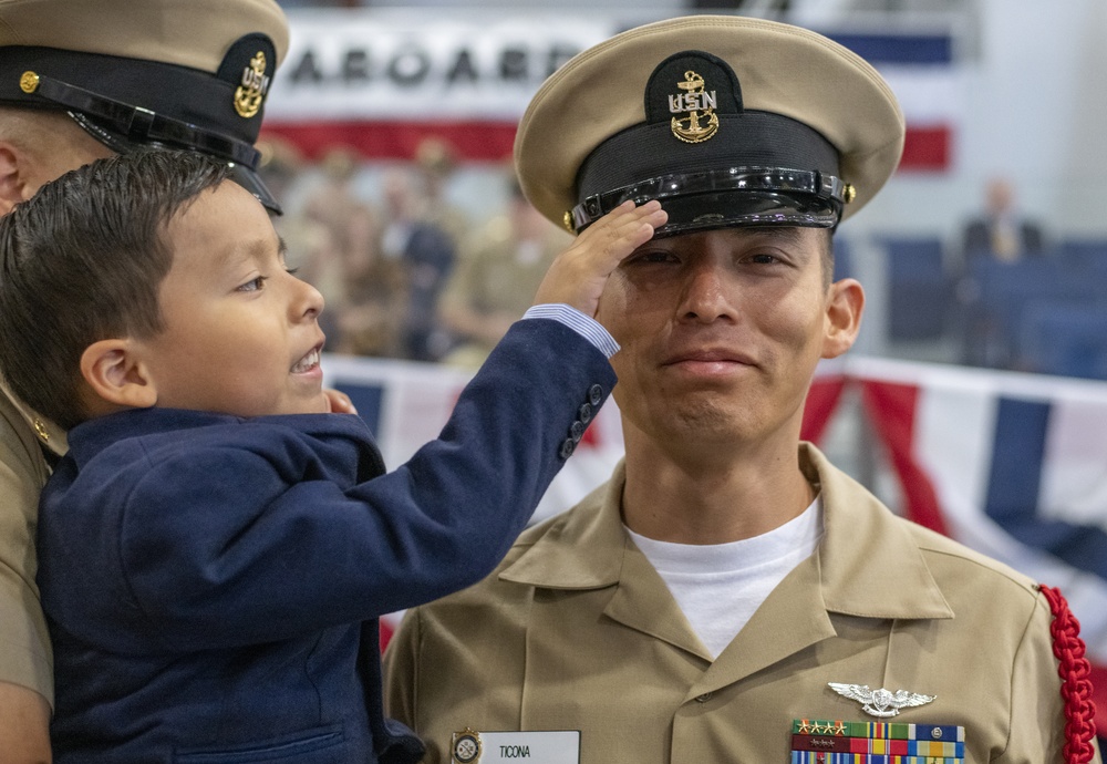 Recruit Training Command CPO Pinning Ceremony