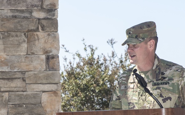 1394th TSB change of command ceremony