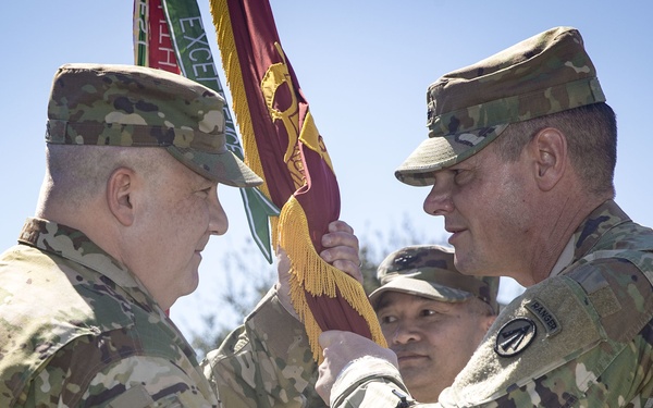 1394th TSB change of command ceremony