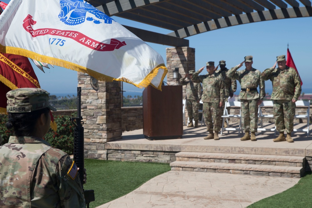 1394th TSB change of command ceremony